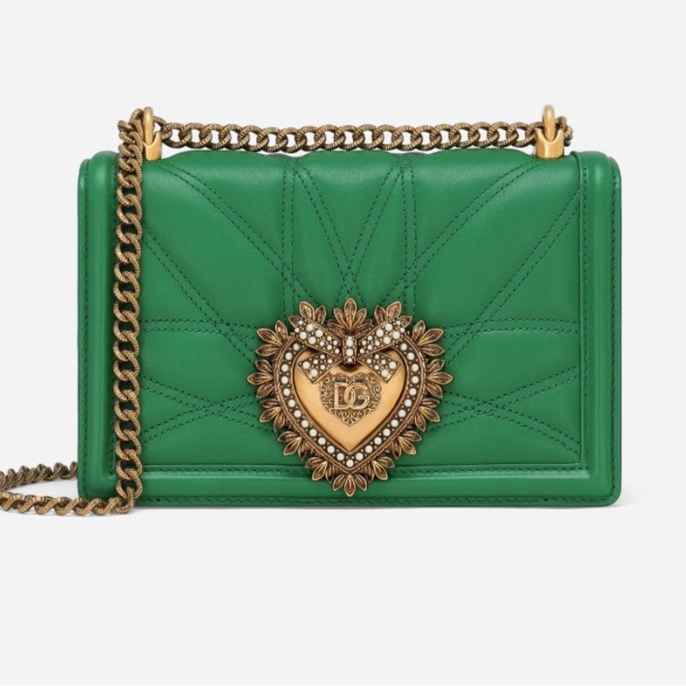 Pre-loved Green Gucci Devotion Bag with Box and Authentication